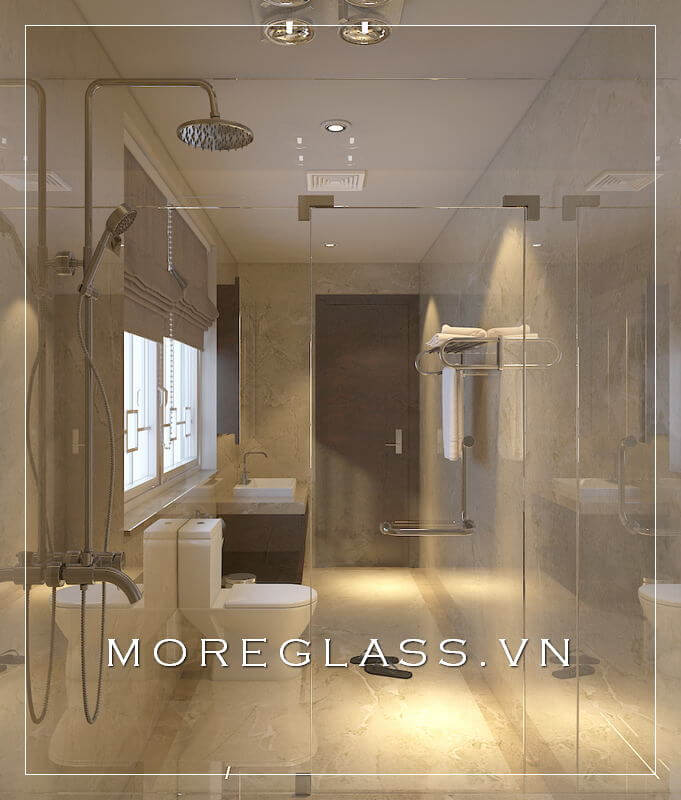 Thiết kế nội thất phòng tắm chung cư